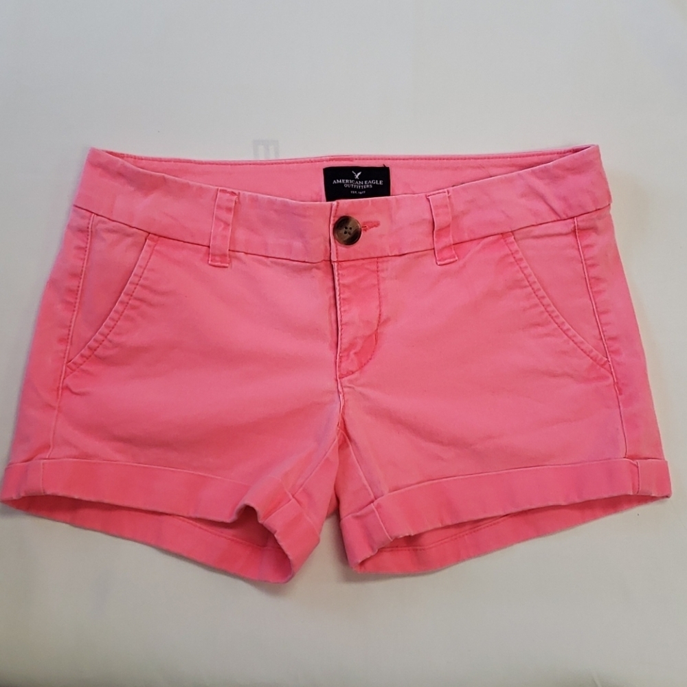 American Eagle Pink Neon Shorts